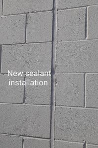 New Sealant Installation