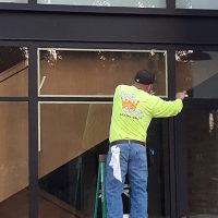 Window Caulking Taping