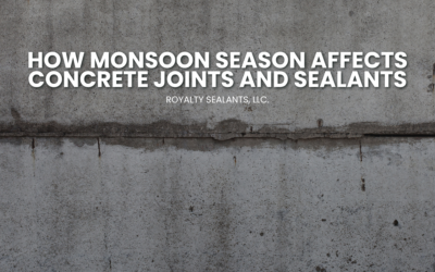 How Monsoon Season Affects Concrete Joints and Sealants